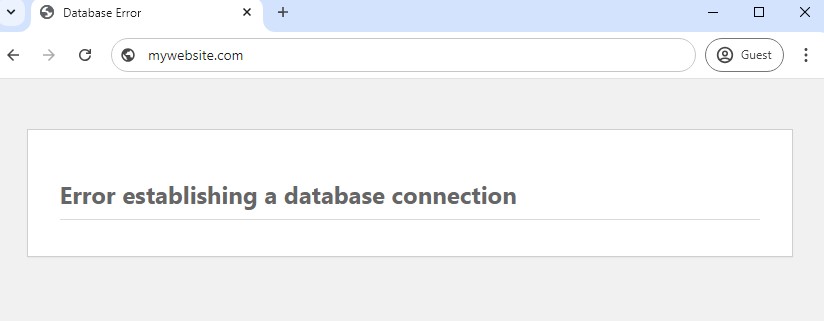 Understanding and fix Error establishing a database connection in WordPress