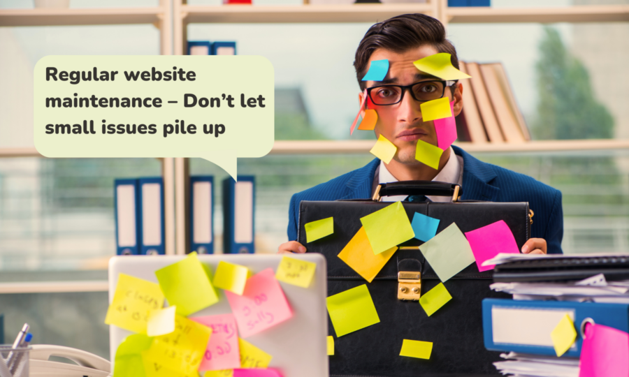 Regular website maintenance - Don’t let small issues pile up - WP Division
